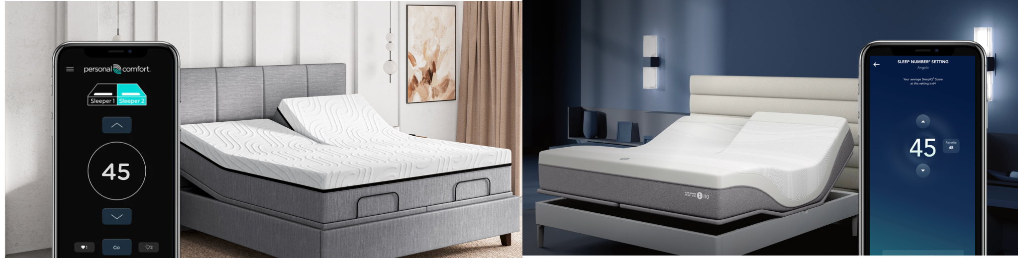 sleep number bed vs personal comfort bed