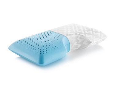 shoulder zoned gel dough pillow