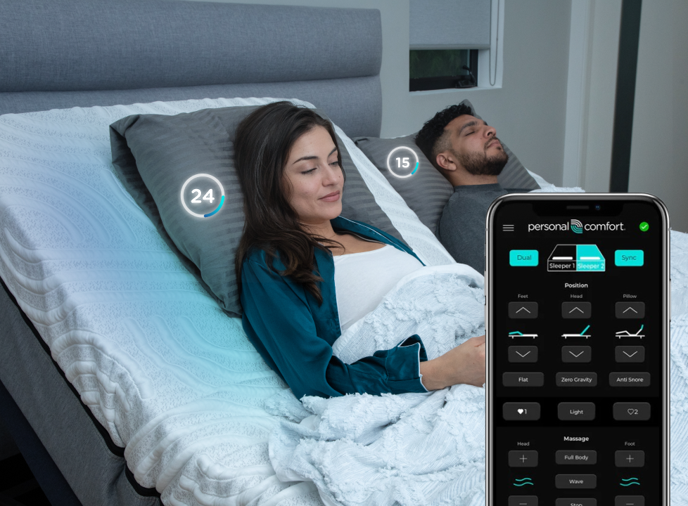 Personal Comfort R15 Smart Bed by Personal Comfort | Compare to Sleep Number Bed