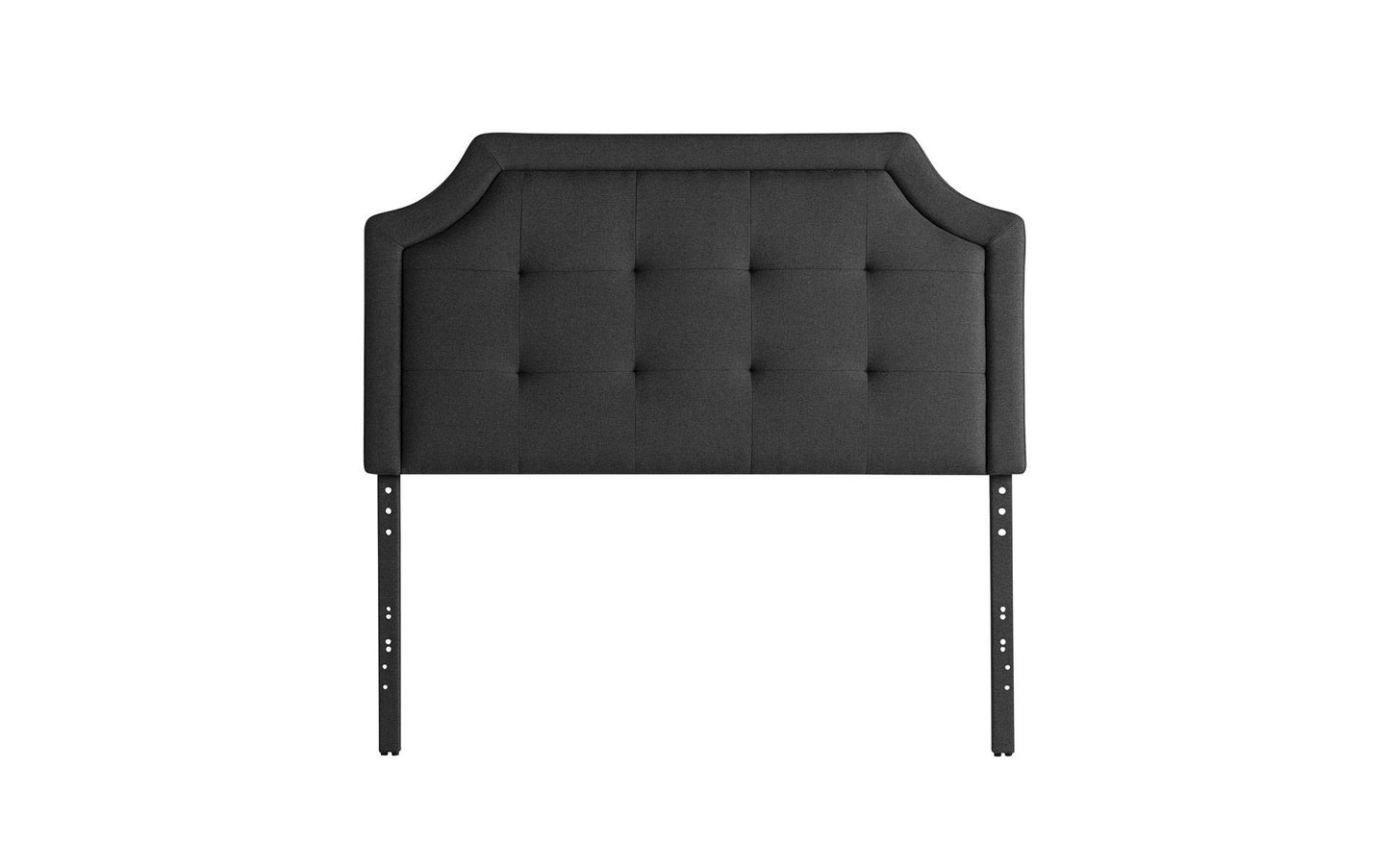 
                  
                    Rounded Upholstered Headboard
                  
                