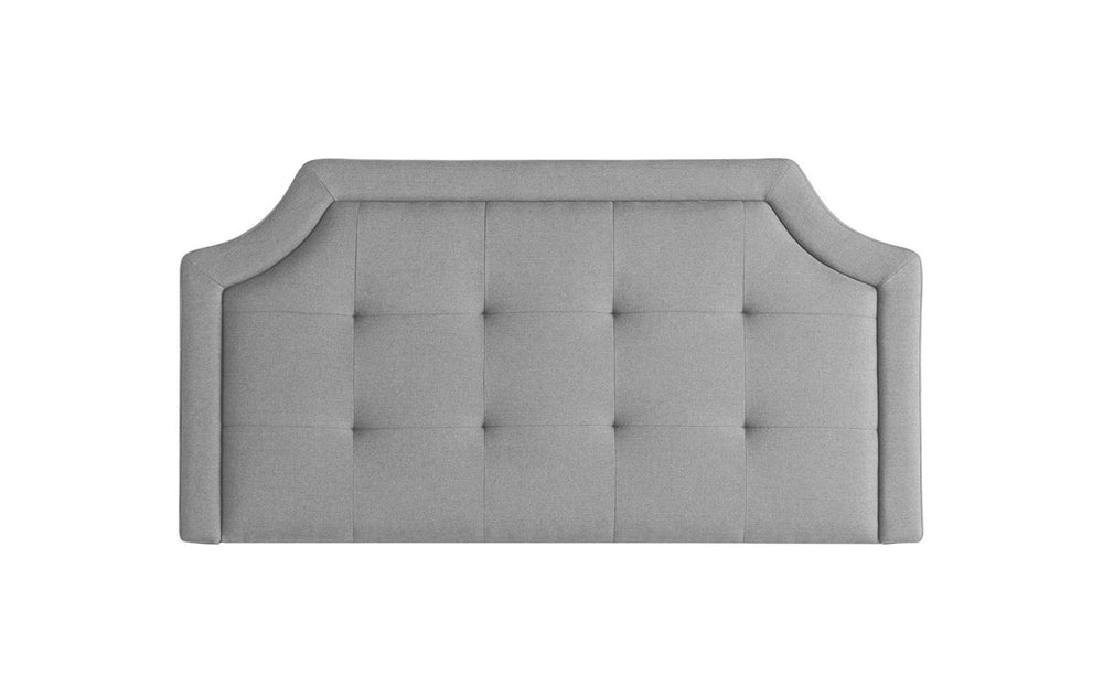 
                  
                    Rounded Upholstered Headboard
                  
                